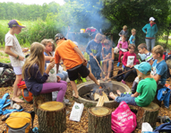 Kinder der Volksschule Buchschachen