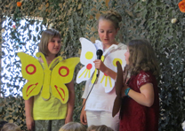 Kinder der Volksschule Buchschachen