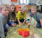 Kinder der Volksschule Buchschachen