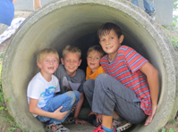 Kinder der Volksschule Buchschachen