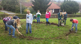Kinder der Volksschule Buchschachen